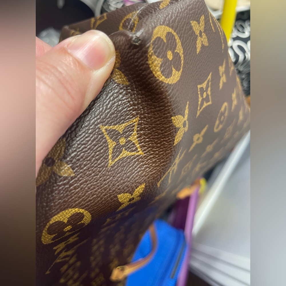 Authentic Louis Vuitton Brown Iena Monogram MM Canvas Tote Bag Full Set Luxury - Picture 13 of 13